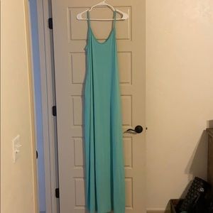 Light Turquoise Maxi Dress